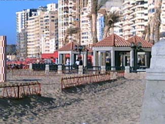 The Asafra beach in Alexandria