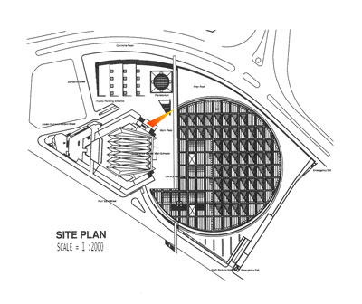 Library of Alexandria site plan