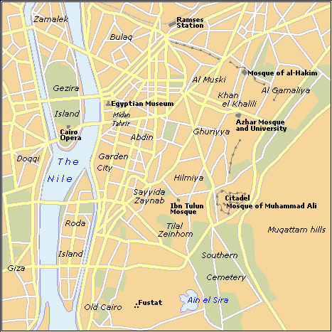 Cairo street map