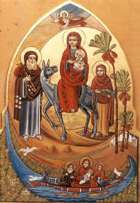 Journey of the Holy family to Egypt