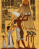 Akhenaton and Nefertiti