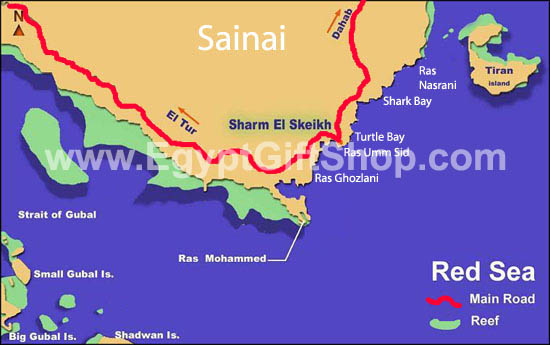 Sharm el sheikh map