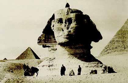 19th Century photo of the Sphinx